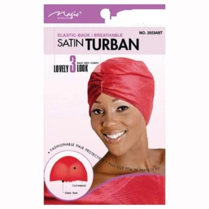 MAGIC COLLECTION SATIN TURBAN ELASTIC/BREATHABLE/ **2023AST** - Picture 1 of 1