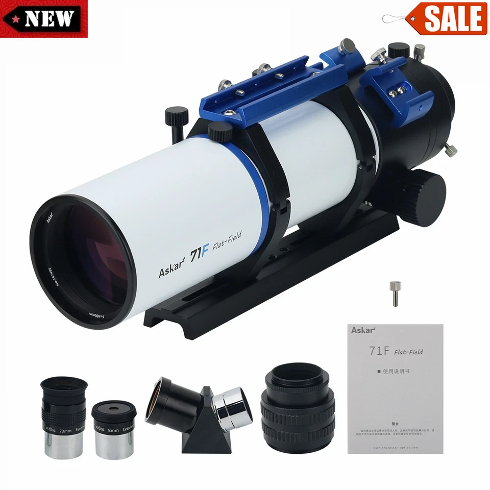 Askar 71F F/6.9 Flat-Field Astrograph Astronomy Camera for Visual Observing new - Image 1 of 4