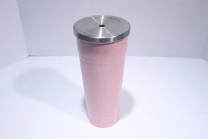 Vaso rosa de acero inoxidable de doble pared de 25 oz con tapa sin paja Room Essentials™ - Imagen 1 de 10