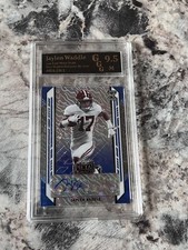 2021 Leaf Metal Draft Blue Marbles /40 Jaylen Waddle #BA-JW1 Rookie Auto RC