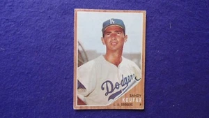 Topps Baseball Card 1962 #5 Sandy Koufax - Picture 1 of 4