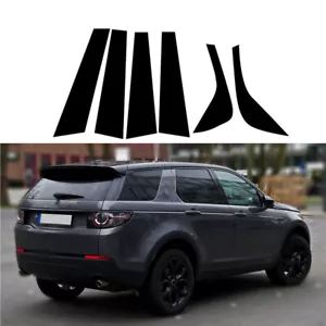 6 Stück Fenster Säulen Pfosten Abdeckung Schwarz für Land Rover Discovery Sport L550 15-2019 - Bild 1 von 19