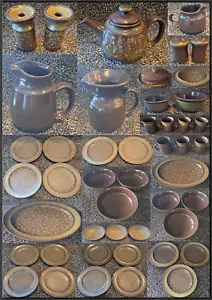 Franciscan Ceramics Stoneware, Vintage Madeira Dishes Sets - Options, 47 Pcs Ttl - Picture 1 of 150