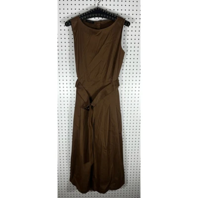 Mono Lafayette 148 New York pierna ancha algodón cinturón Foto 1 de 4