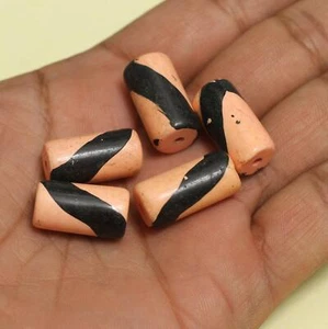 Cuentas de hueso de tubo de 10 piezas y 1 pulgada - Imagen 1 de 8