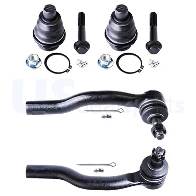 4x Junta de rótula inferior de extremo de varilla de amarre exterior para Nissan Titan 2004-2014 y Armada 2005 Foto 1 de 4