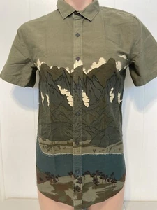Camisa pequeña de manga corta con botones S de manga corta de montaña senderismo trekking camping río  - Imagen 1 de 10