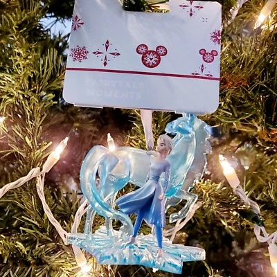 Disney Parks Elsa and Nokk Ornament Fairytale Moments Sketchbook Ornament-Frozen - Image 1 of 4