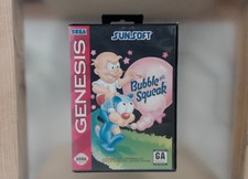 BUBBLE AND SQUEAK Sega Genesis w/ Original Box Good