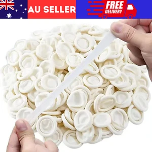 Up to 100pcs Latex Rubber Finger Cots Fingertips Protector Disposable Gloves AU - Picture 1 of 12