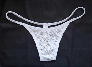 White Diamond Thong - Picture 1 of 4