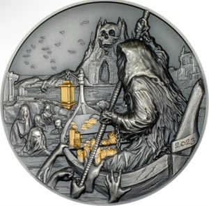 Ferryman of the Dead 3 oz moneta argento 20$ Palau 2023 - CHARON - Foto 1 di 5