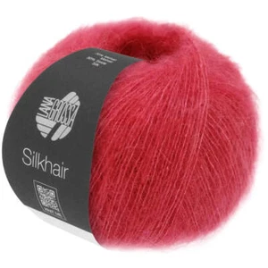 LANA GROSSA SILKHAIR Strickgarn Wolle (198 - Bonbonrot) - Bild 1 von 5