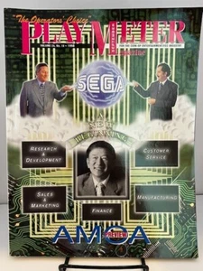 Sega Play Meter Magazine Vintage Arcade Video Games 1998 - Picture 1 of 1