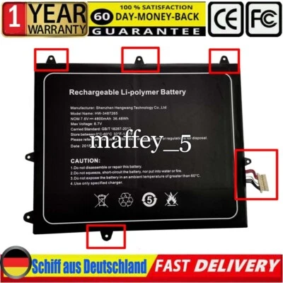 HW-3487265 8.7V 4800mAh Akku für OTHER TREKSTOR Primebook C11B accu battery - Bild 1 von 4