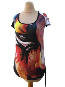 T-shirt femme collector Desigual Le cirque du Soleil Taille S - Picture 1 of 5