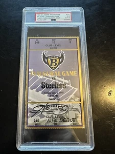 HINES WARD NFL DEBUT  1998 STEELERS VS. RAVENS INAUGURAL GAME TICKET🔥PSA AUTO - Picture 1 of 7