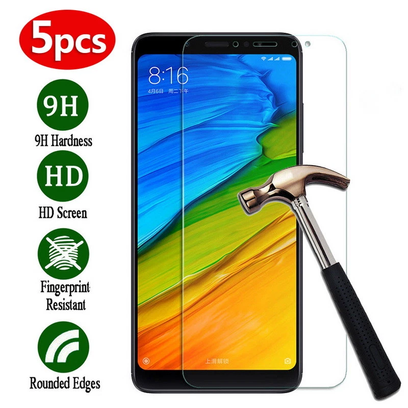 For Xiaomi Redmi Note 13 12 11 Pro Tempered Glass Screen Protector Cover 5 Pcs - Image 1 of 4