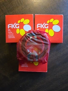 FKG 6207 2RS EMQ Deep Groove Ball Bearing Double Rubber Seal Bearings QTY 3 - Picture 1 of 4