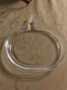 VINTAGE PYREX PUMPKIN SHAPED CLEAR GLASS BAKING DISH EUC - Picture 1 of 4