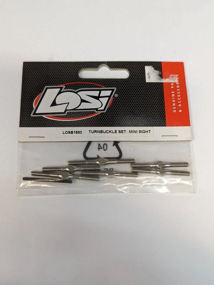 Losi Turnbuckle Set: MINI 8IGHT LOSB1893 - Image 1 of 1