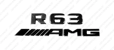 Baúl Negro Emblemas Insignias Logotipos Letras Nuevo para Mercedes-Benz R63 AMG W251 Foto 1 de 4