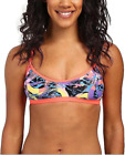 Tyr Womens Enso Trinityfit Bikini Top Strappy Geometric Colorful Pink Xl (14/16)