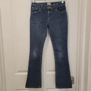 Children's Place  Girls Size 12 Bootcut Stretch Jeans Denim Adjustable Waist - Picture 1 of 5