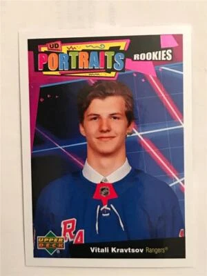 2020-21 Upper Deck UD Portraits #P83 Vitali Kravtsov - Image 1 of 2