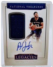2016-17 Anthony Davis National Treasures Lasting Legacies AUTO Patch SSP /20