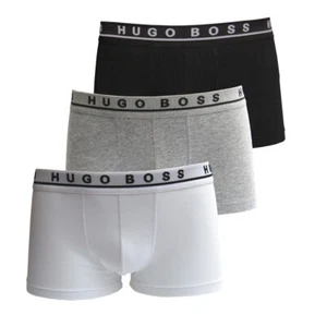 BOSS Boxershorts 3er Packs Boxer Stretch Baumwolle Farbwahl Logobund Neu - Bild 1 von 19