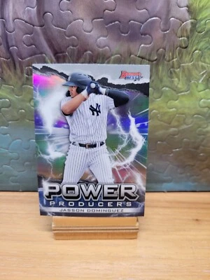 2020 Bowman's Best #PP-JD Jasson Dominguez Power Producers New York Yankees - Image 1 of 2