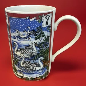 1 Taza Dunoon 12 Días de Navidad Días 7, 8, 9 Taza Hecha en Escocia Anne Searle - Imagen 1 de 5