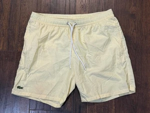 Costume da bagno uomo Lacoste Quick-Dry 6" foderato medio tasche coulisse - Foto 1 di 7