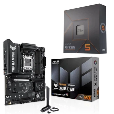 🔥 AMD Ryzen 5 7600X + ASUS B650E-E TUF GAMING WIFI ATX Motherboard Combo - Image 1 of 4