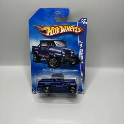 2009 Hot Wheels Walmart RedLine #123 Heat Fleet 7/10 JEEP SCRAMBLER Azul com RLUT5 - Imagem 1 de 4