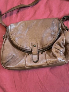 Handtasche der Marke Lucky braun Leder - Bild 1 von 8