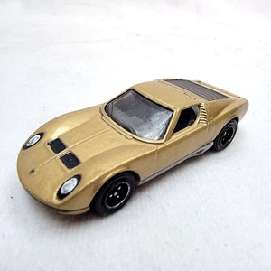 2010 Matchbox Gold 1968 Lamborghini Miura with Light Wear - Picture 1 of 8