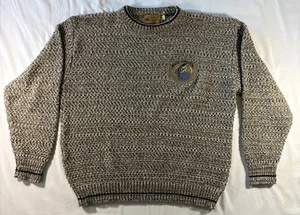 Suéter Shenandoah De Colección Para Hombre Grande Bajo Pescador Bordado Cuello Redondo - Imagen 1 de 9