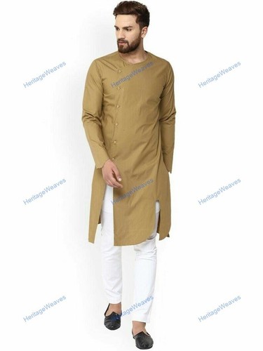 VETEMENTS Camicia elegante uomo cotone artistico moda abiti da sposa pantaloncini Kurta cotone