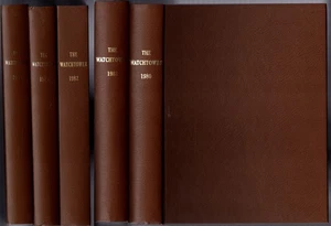 Jehovah's Witnesses: 1980, 1981, 1982, 1983, 1984 WATCHTOWER Bound Volumes - Picture 1 of 3