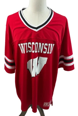Красная футболка Colosseum University Wisconsin Badgers XXL - Изображение 1 из 4