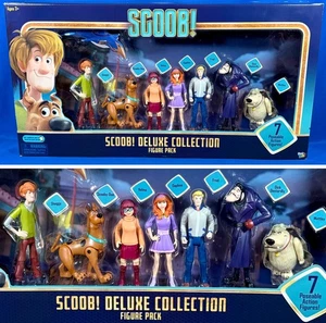SCOOB! DELUXE COLLECTION - 7 Figures SCOOBY-DOO Dick Dastardly MUTTLEY Basic Fun - Picture 1 of 12
