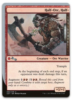 Half-Orc, Half- #84 (NM) Unstable UST Magic MTG - Image 1 of 2