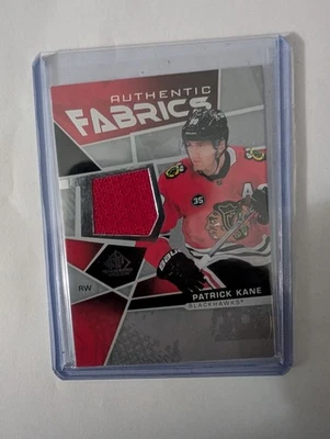 2021-22 Upper Deck SP Juego Usado Telas Auténticas Patrick Kane #AF-PK (MEM) Foto 1 de 2