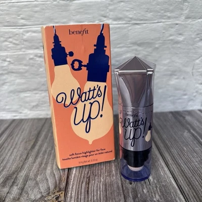 Benefit Watt’s Up! Soft Focus Highlighter For Face 9.4g Full Size New BNIB Rare  - Image 1 of 4
