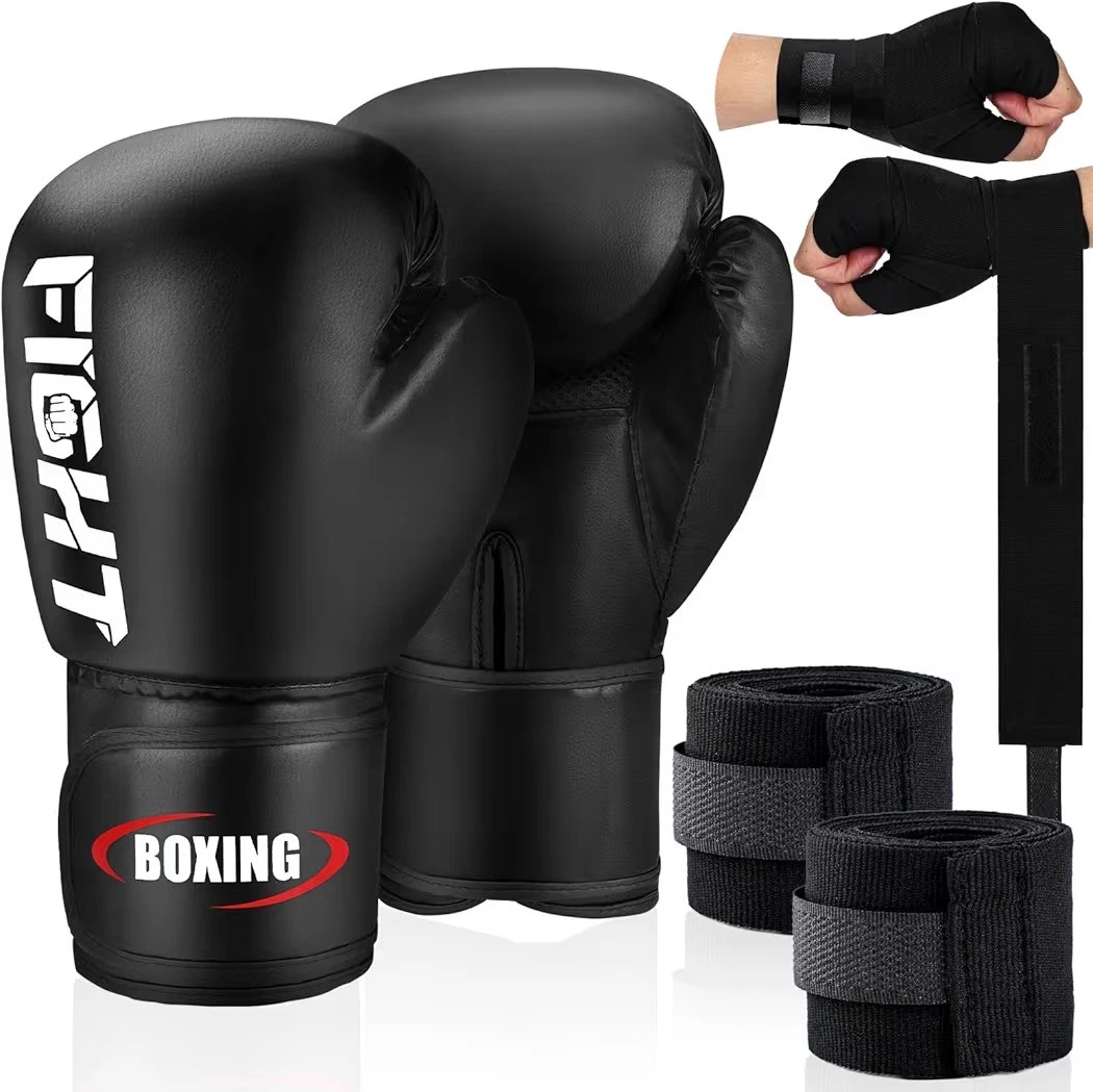 Hayabusa Guantes De Boxeo De Cuero Profesional Con Velcro Para Hombres Y Mujeres