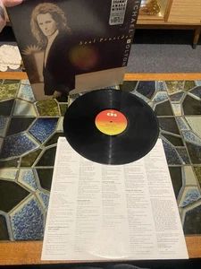 MICHAEL BOLTON SOUL PROVIDER 1989 Vintage Vinyl Lp Record Album + Song Lyrics - Picture 1 of 4