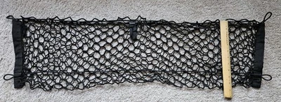 Нейлоновая эластичная сетка органайзер для багажника грузового автомобиля внедорожника грузовика универсальный 4 крючка сзади - Изображение 1 из 3