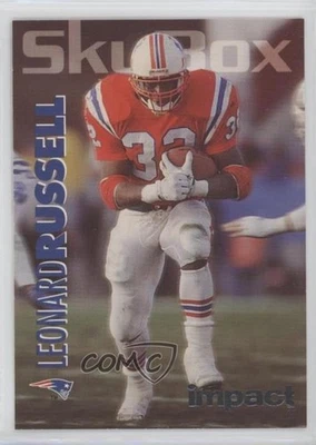 1993 Skybox Impact Colors Leonard Russell #203 - Image 1 of 2